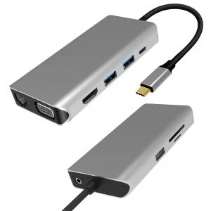 Док-станція USB 10 в 1, підтримка SST MST
