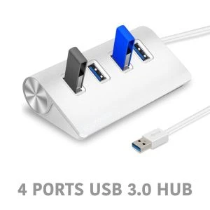 4 порти USB-концентратор з адаптером живлення