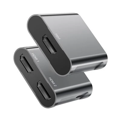 Розгалужувач 4K@60Hz 1x2 HDMI™ із живленням USB C 5 В