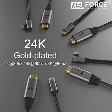 Кабель USB 3.1 Type-c до HDMI 2.1 8k для Mac